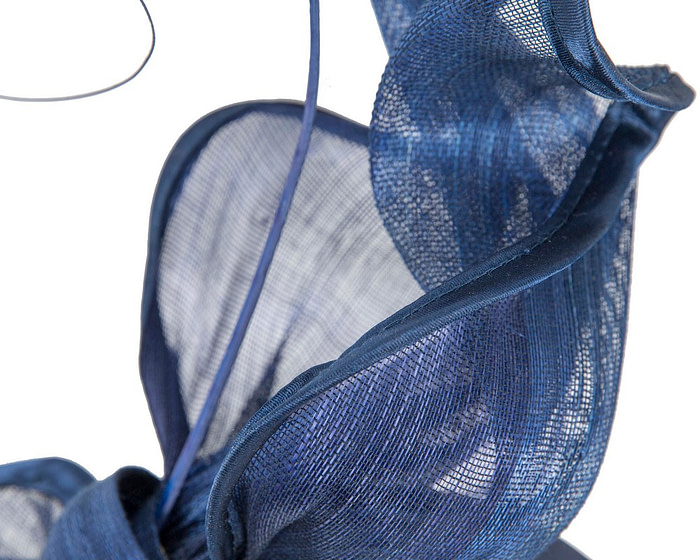 Royal blue racing fascinator by Fillies Collection S261 - Image 3