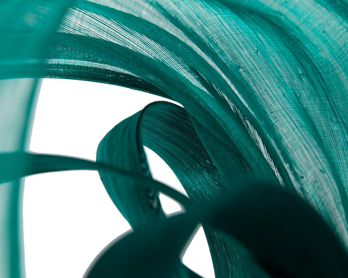 Large Teal fascinator by Fillies Collection - Image 5