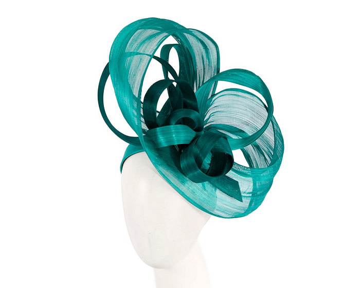 Large Teal fascinator by Fillies Collection