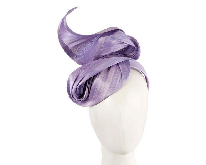 Lilac designers racing fascinator by Fillies Collection