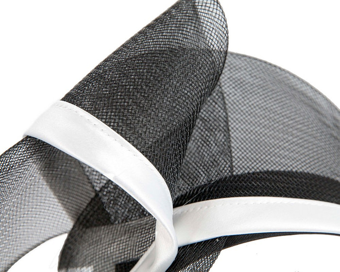 Black & white fashion headband by Fillies Collection - Image 3