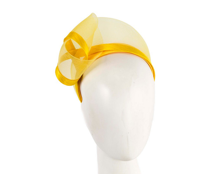 Yellow fashion headband by Fillies Collection