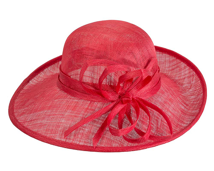 Red fashion racing hat by Max Alexander - Image 4