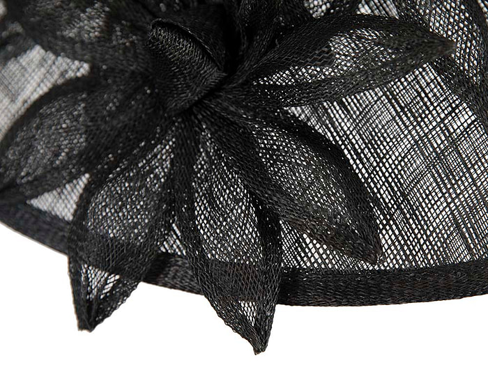 Large black spring racing hat by Max Alexander - Image 5