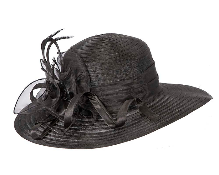 Black ladies summer hat - Image 2