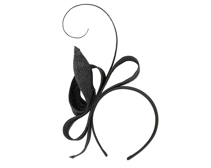 Black bow Max Alexander fascinator by Max Alexander - Hats From OZ