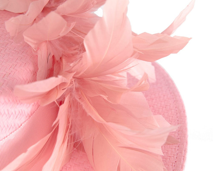 Pink boater hat by Max Alexander MA902 - Image 5