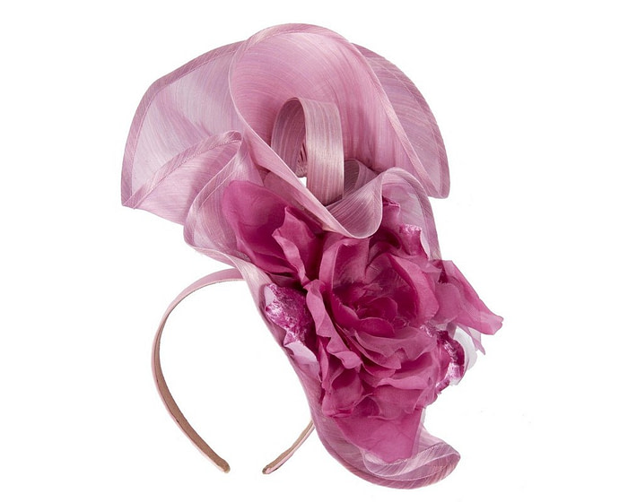 Bespoke large wild rose fascinator - Image 2