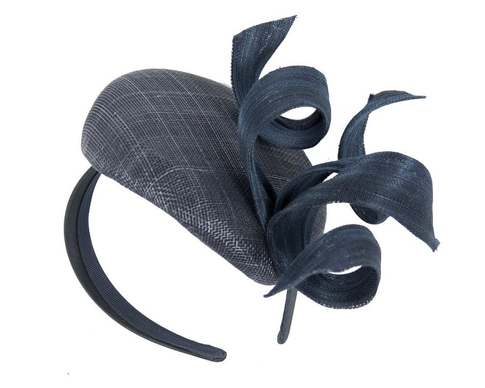 Navy designers fascinator - Image 2