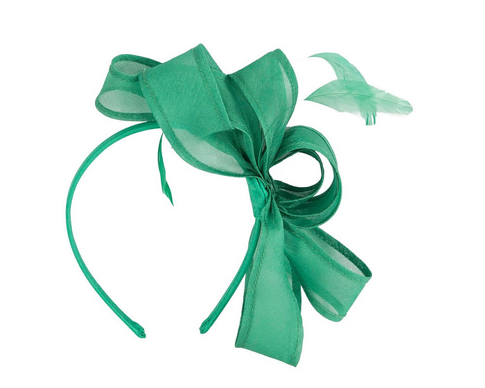 Green organza fascinator by Max Alexander - Image 4