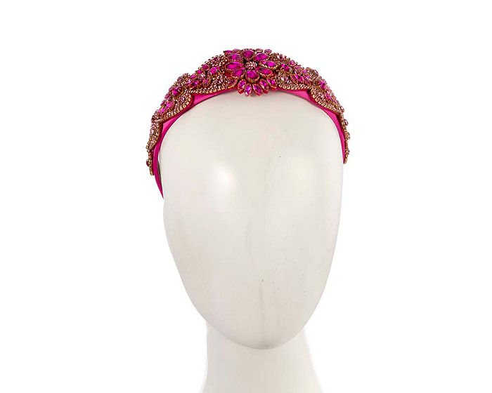 Fuchsia jewellery fascinator headband