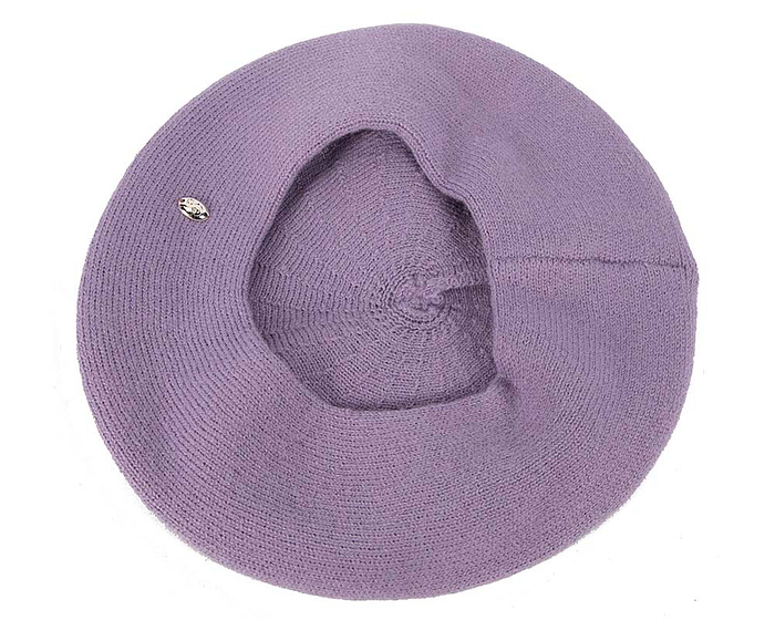 Classic woven purple beret by Max Alexander - Image 2