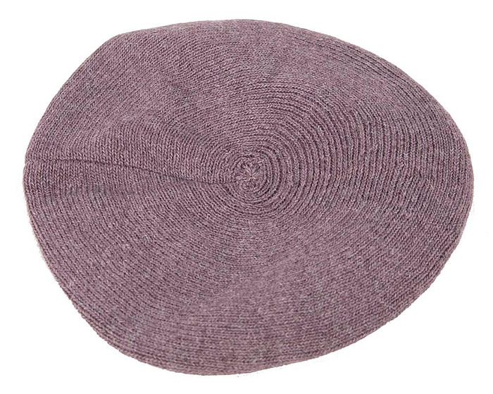 Classic woven eggplant shade cap by Max Alexander - Image 3