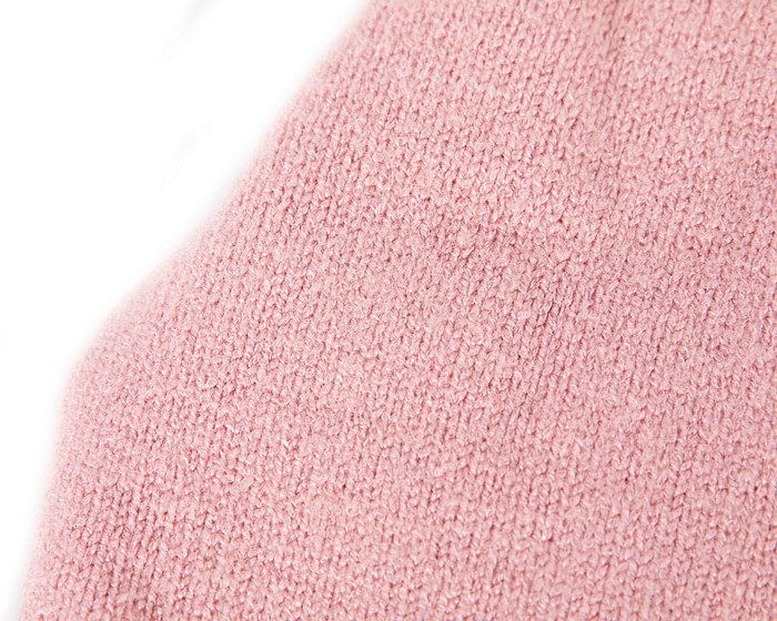 Stylish warm European made pink beanie - Image 4