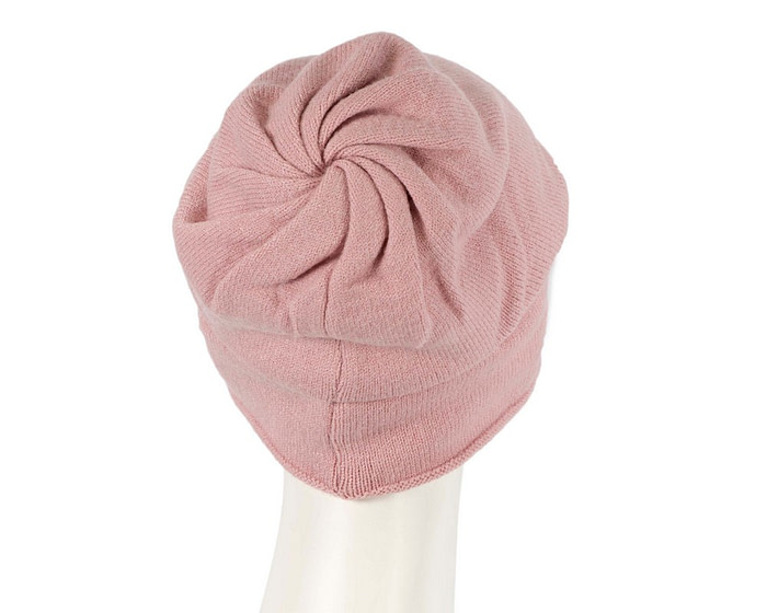 Stylish warm European made pink beanie - Image 2