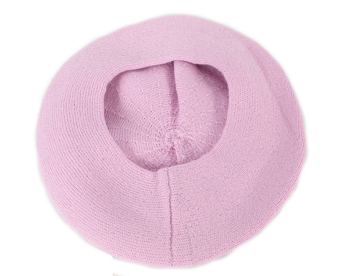 Classic woven pink beret by Max Alexander - Image 4