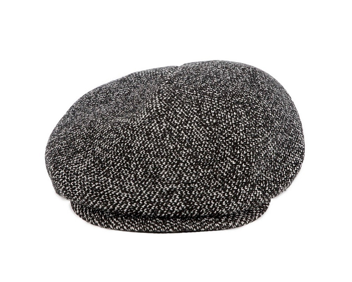 Warm charcoal wool winter fashion beret by Max Alexander JR015 - Image 3