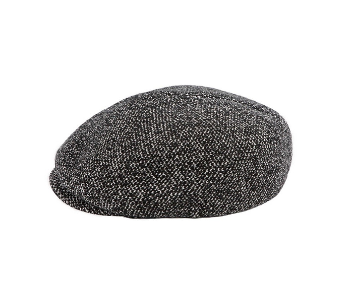 Warm charcoal wool winter fashion beret by Max Alexander JR015 - Image 2