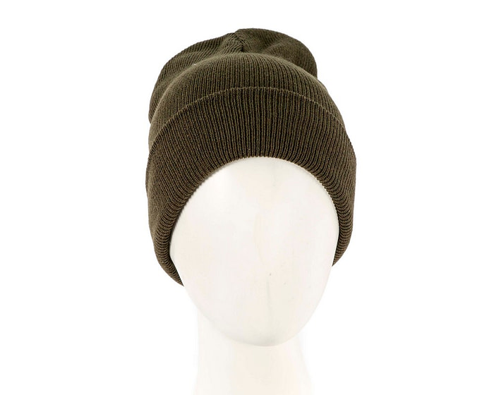 Warm European made khaki beanie