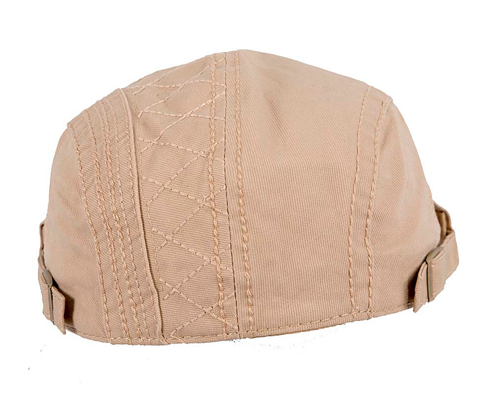 Beige flat cap by Max Alexander - Image 4