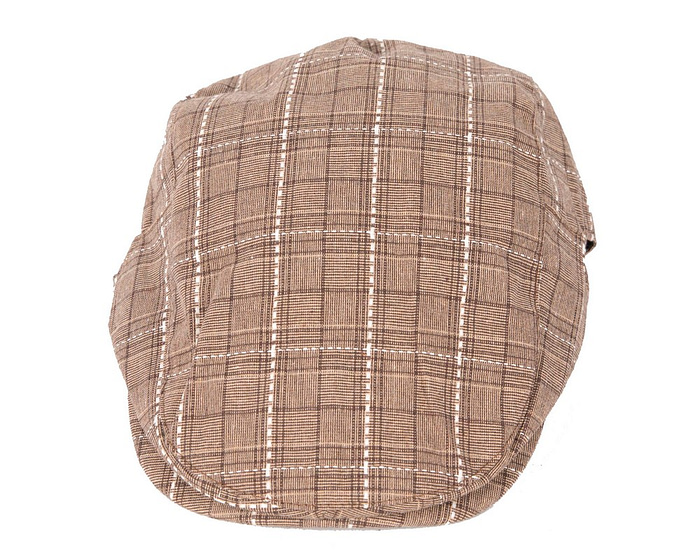 Beige tweed flat cap by Max Alexander - Image 3