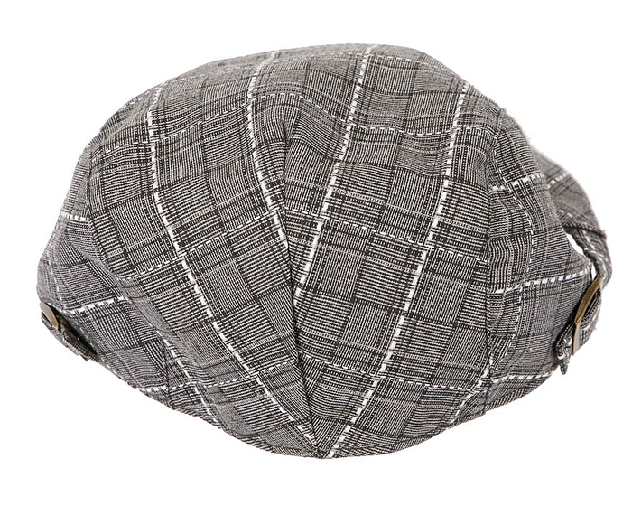 Charcoal tweed flat cap by Max Alexander - Image 5