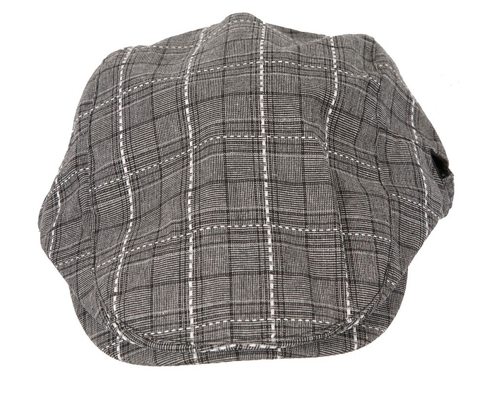 Charcoal tweed flat cap by Max Alexander - Image 3