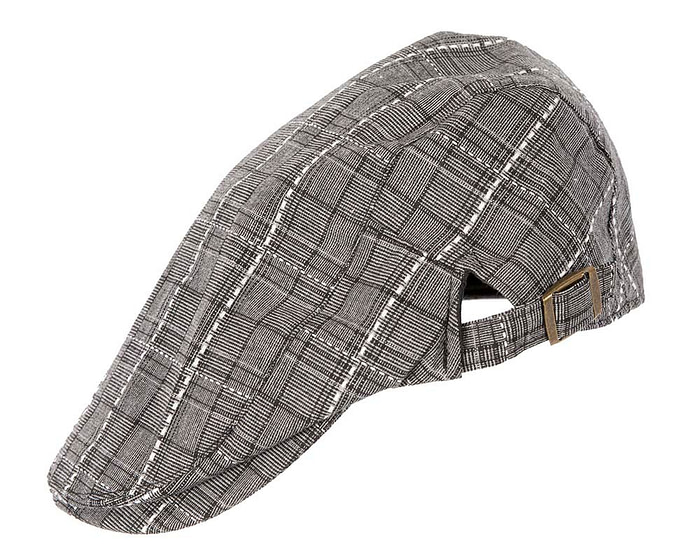 Charcoal tweed flat cap by Max Alexander - Image 2