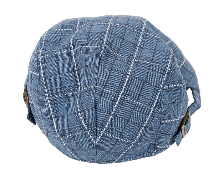 Denim tweed flat cap by Max Alexander - Image 5