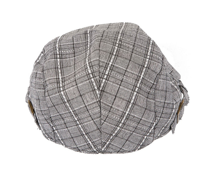 Beige grey flat cap by Max Alexander - Image 5