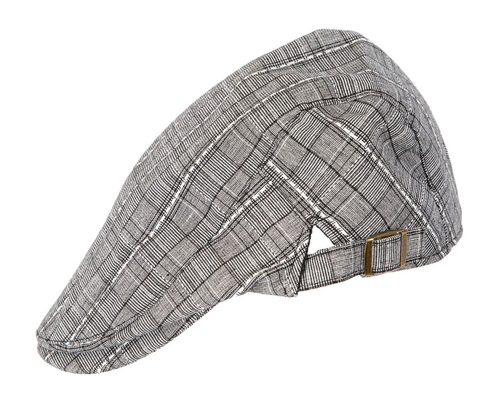 Beige grey flat cap by Max Alexander - Image 2