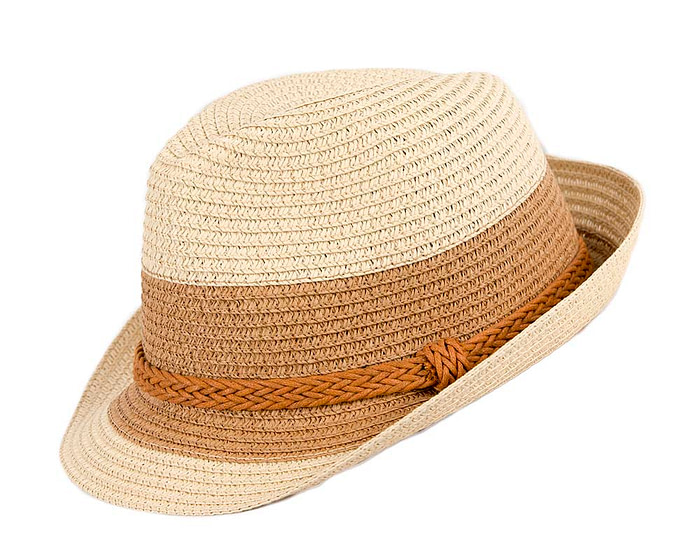 Multicolor Short Brim Fedora Hat M175BR - Image 2