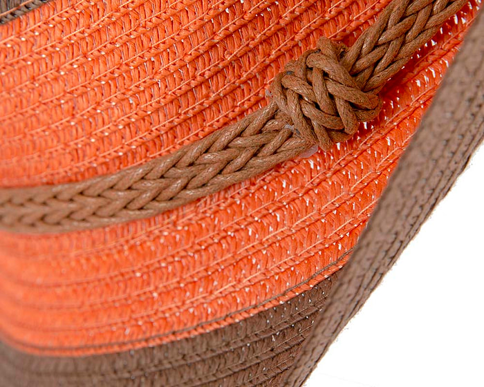 Multicolor Short Brim Fedora Hat M175OR - Image 5