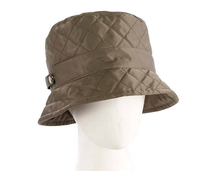 Olive casual weatherproof bucket golf hat