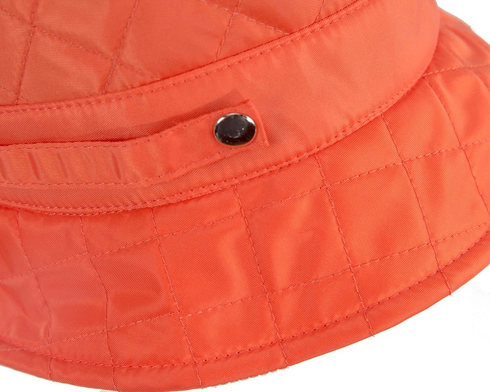 Orange casual weatherproof bucket golf hat - Image 4