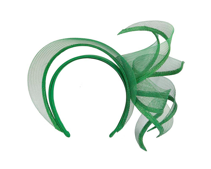 Exclusive green fascinator by Cupids Millinery - Image 4