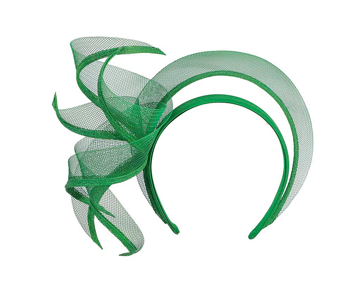 Exclusive green fascinator by Cupids Millinery - Hats From OZ