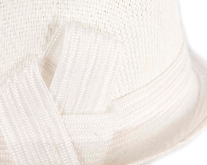 White ladies trilby hat by Max Alexander - Hats From OZ