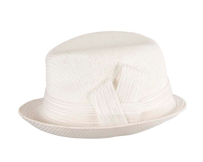 White ladies trilby hat by Max Alexander - Hats From OZ