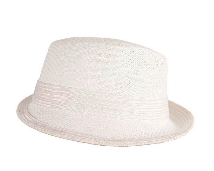 White ladies trilby hat by Max Alexander - Hats From OZ