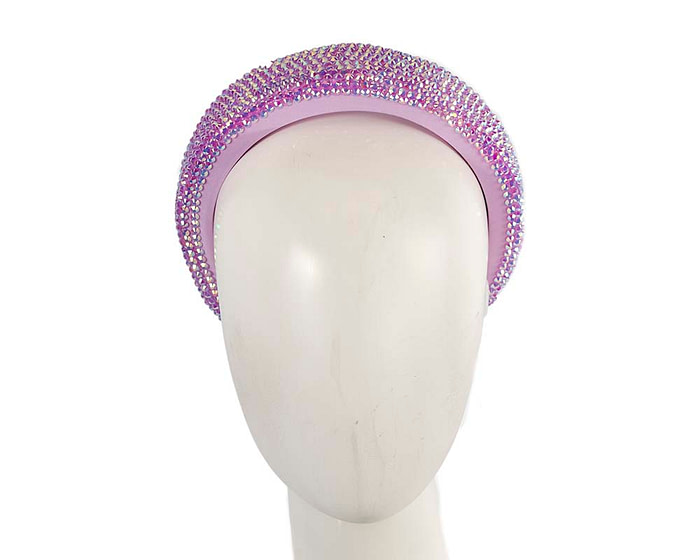 Sparkling lilac fascinator headband