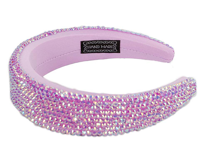 Sparkling lilac fascinator headband - Image 2