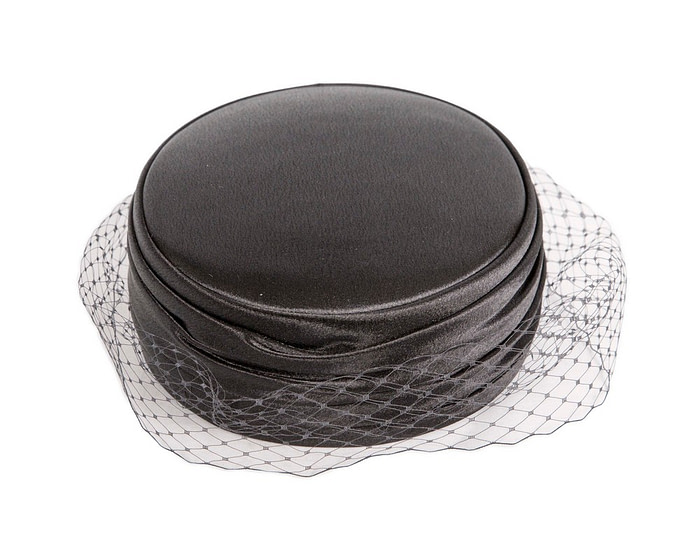 Custom made black hat with veil - Image 2