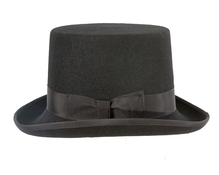 Black STANTON Felt Top Hat - Image 4