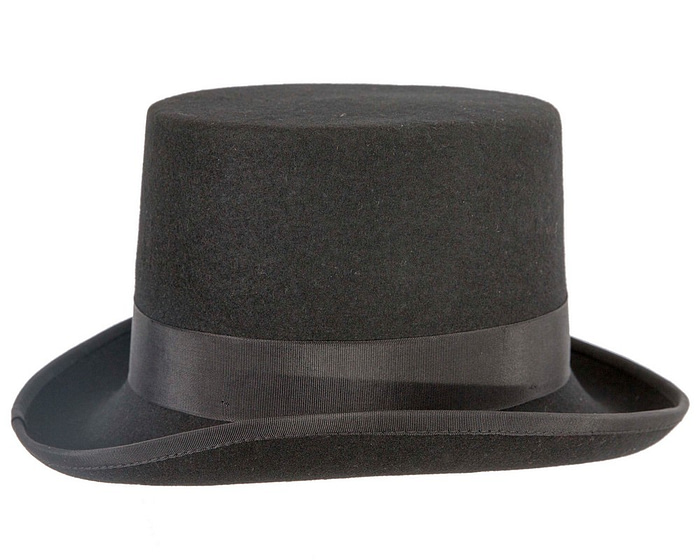 Black STANTON Felt Top Hat - Image 3