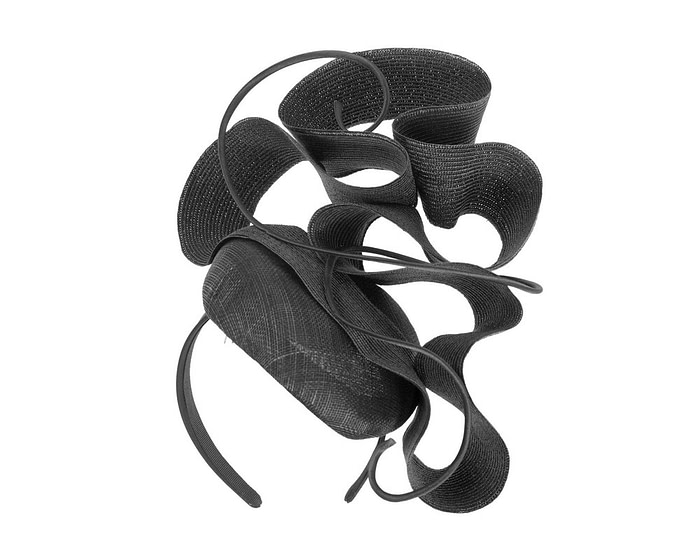 Black designers racing fascinator by Fillies Collection S233 - Image 2