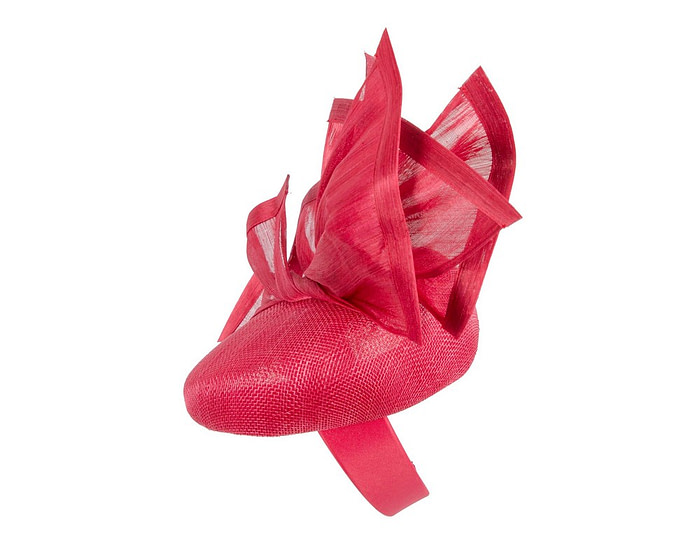 Bespoke red racing fascinator by Fillies Collection S254 - Image 3