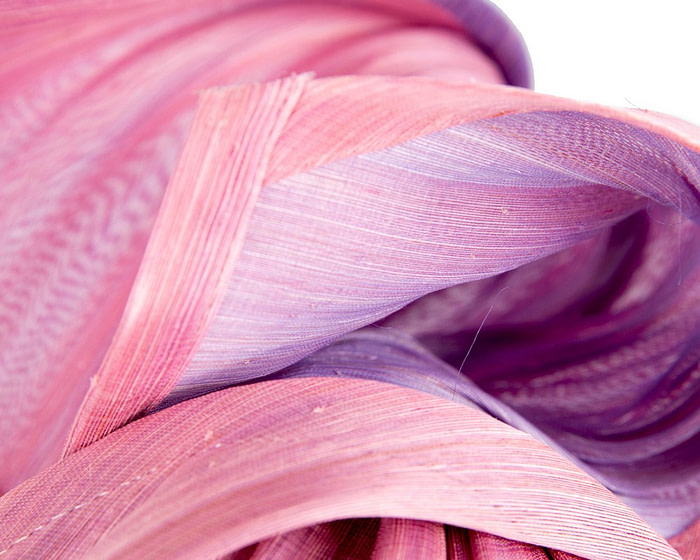 Dusty Pink & Lilac designers racing fascinator - Image 5