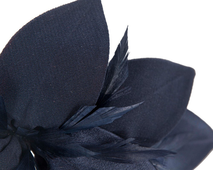 Navy Fascinator comb for Mother of the Bride special occasions 4786N - Image 3