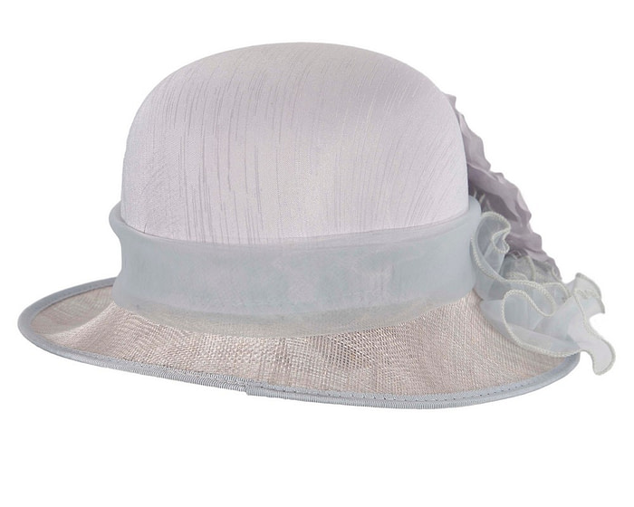 Light blue cloche fashion hat by Max Alexander - Image 3